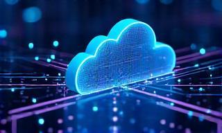 Abstract cloud technology with data flow